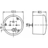 n°he170 feu arriere 123mm hella 9903 remorque tracteur TP 2sd964169117 incomplet DPA86