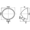 n°he185 longue portée ovale 12v hella 1f4007893081 neuf DPA86