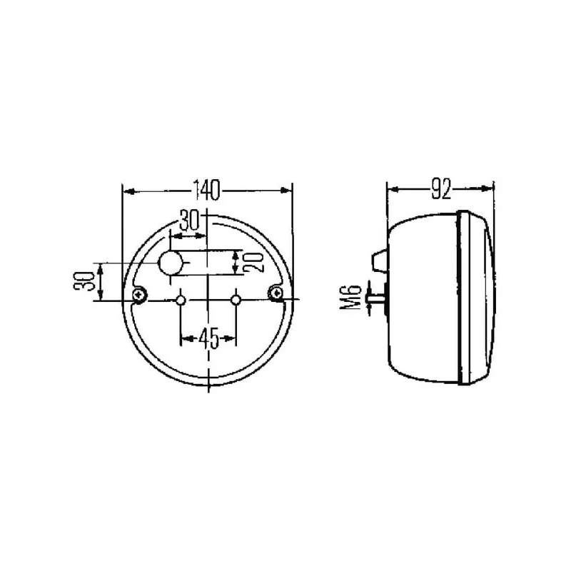 n°he189 feu recul 140 mm agricole tp remorque 2zr001423001 hella neuf n°he189 feu recul 140 mm agricole tp remorque 2zr001423001 hella neuf DPA86
