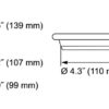 n°he194 antibrouillard LED Valuefit 4 139 mm hella 2ne328870077 neuf DPA86