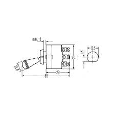 n°he229 interrupteur chrome hella 6fg002312002 neuf DPA86