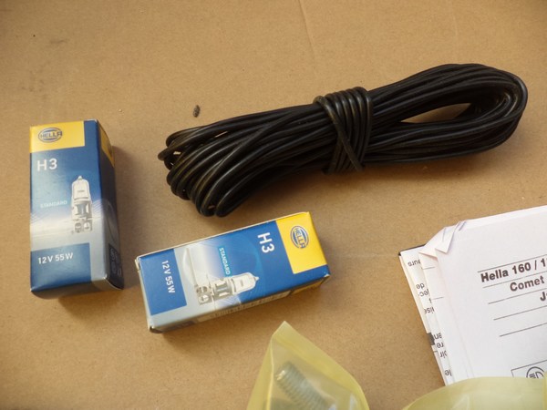 n°he165 kit longue portée 12V hella 1f4005750771 neuf comet 500 DPA86
