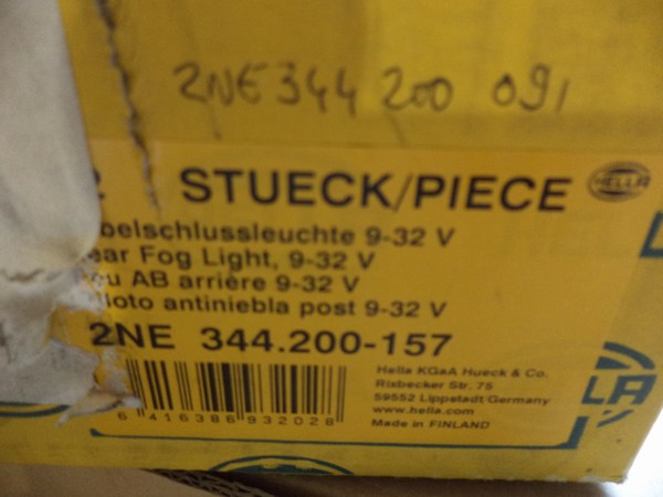 n°he174 antibrouillard led 123mm arriere hella 2ne344200091 neuf n°he174 antibrouillard led 123mm arriere hella 2ne344200091 neuf DPA86