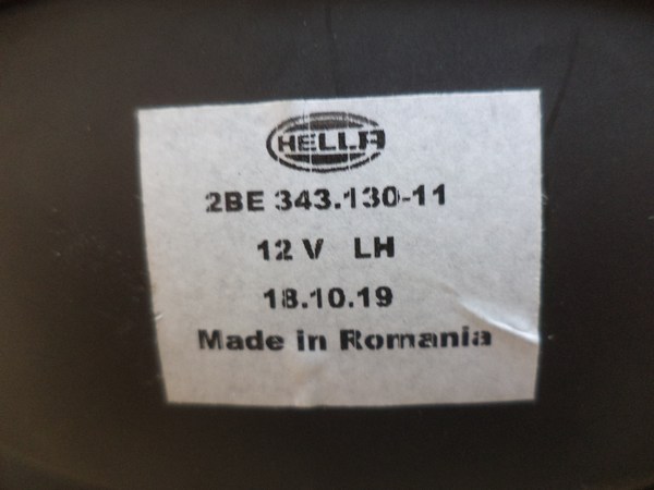 n°he195 Feu position / Clignotant 12v ovale 2be343130117 hella neuf DPA86