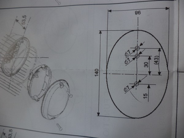 n°he195 Feu position / Clignotant 12v ovale 2be343130117 hella neuf DPA86
