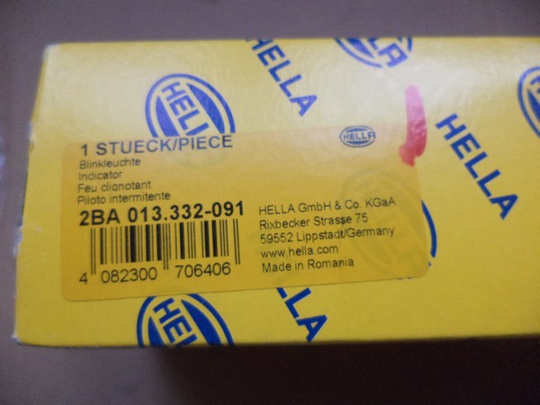 n°he202 repetiteur LED 12V 24V Van Camping Car Utilitaire 2ba013332091 hella neuf n°he202 repetiteur LED 12V 24V Van Camping Car Utilitaire 2ba013332091 hella neuf DPA86