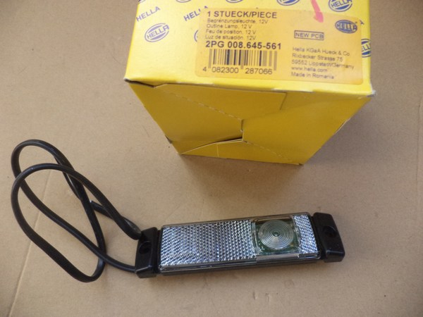 n°he220 2 x enjoliveur alu clignotant hella 8xs113389001 neuf DPA86