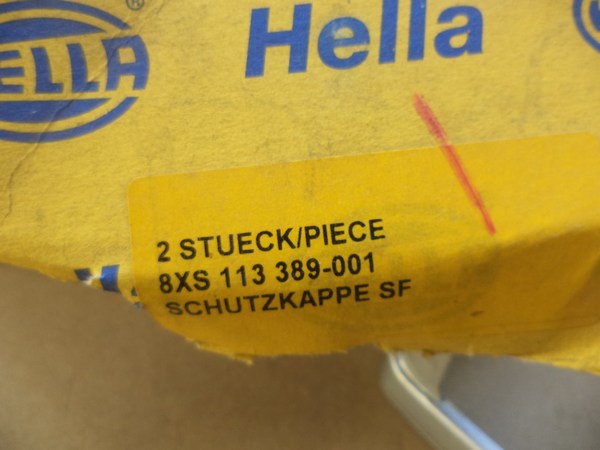 n°he220 2 x enjoliveur alu clignotant hella 8xs113389001 neuf DPA86