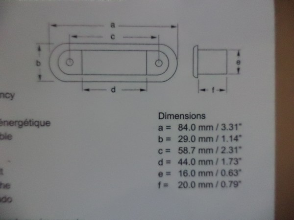 n°he239 eclairage marche led hella marine 2xt959680811 neuf DPA86
