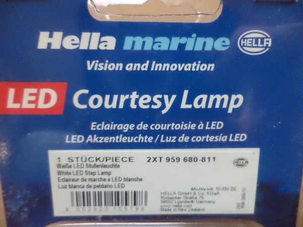 n°he239 eclairage marche led hella marine 2xt959680811 neuf DPA86