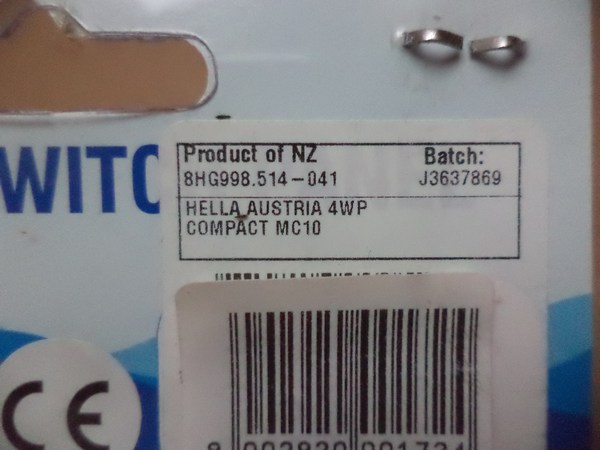 n°he242 commande eclairage bateau hella marine 8hg998514041 neuf DPA86