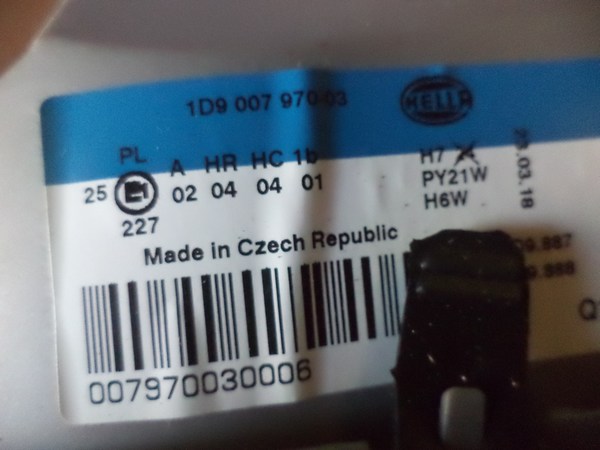 n°he247 phare gauche mercedes W210 S210 classe E 1da007970031 hella neuf DPA86