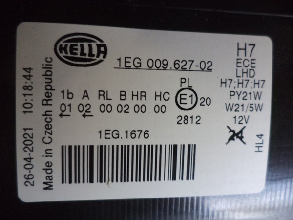 n°he248 phare droit mercedes viano vito W639 feu diurne 1eg00927021 hella neuf DPA86
