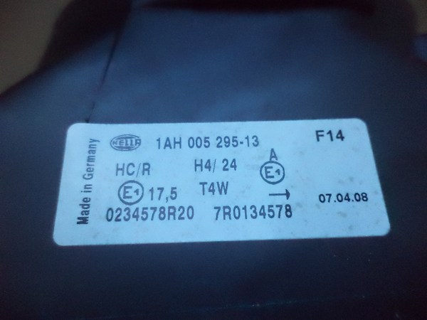 n°he275 phare gauche audi 80 B3 1ah005295131 hella neuf DPA86