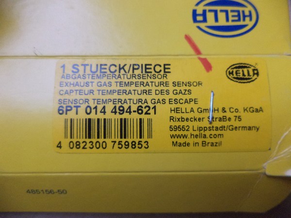 n°he280 Capteur temperature échappement audi Q7 vw touareg 6pt014494621 hella neuf DPA86