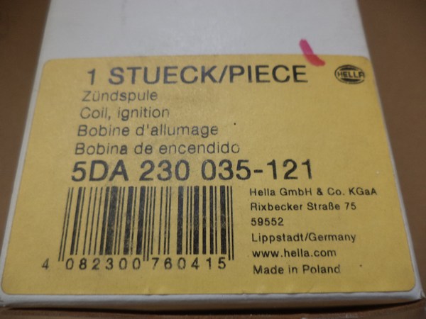n°he281 bobine allumage buick century roadmaster 5da230035121 hella neuve n°he281 bobine allumage buick century roadmaster 5da230035121 hella neuve DPA86