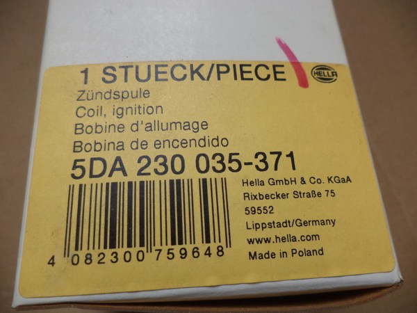 n°he277 bobine allumage saturn SC SL SW 5da230035151 hella neuve n°he277 bobine allumage saturn SC SL SW 5da230035151 hella neuve DPA86
