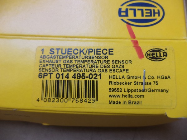 n°he291 Capteur temperature échappement mercedes W164 W221 W251 X164 W204 6pt014495021 neuf DPA86