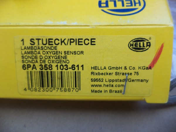 n°he313 sonde lamba mitsubishi pajero 1.8 gdi 6pa358103611 hella neuve DPA86