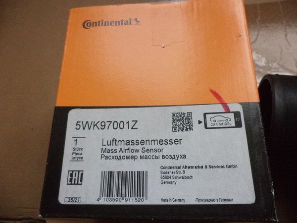 n°he333 debitmetre citroen C4 C5 C6 peugeot 607 307 407 3008 5wk97001Z continental neuf DPA86