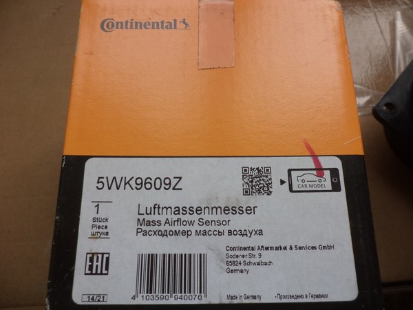 n°he334 debitmetre renault espace master laguna avantime 5wk9609z continental neuf DPA86