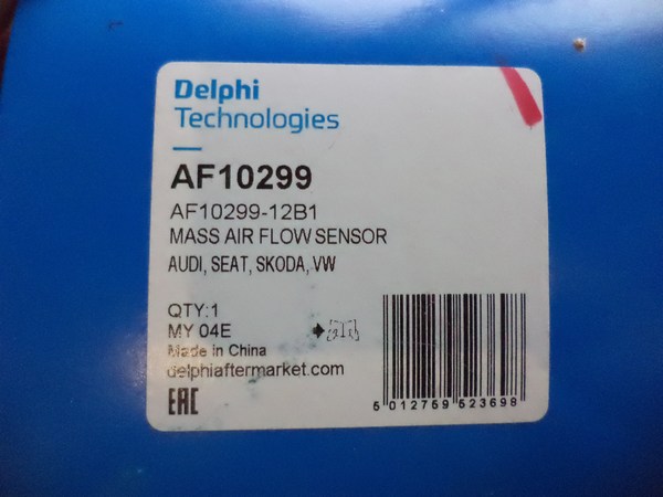 n°he340 debitmetre audi a3 a4 q5 VW T4 golf 4 new beetle passat AF10299 delphi neuf DPA86