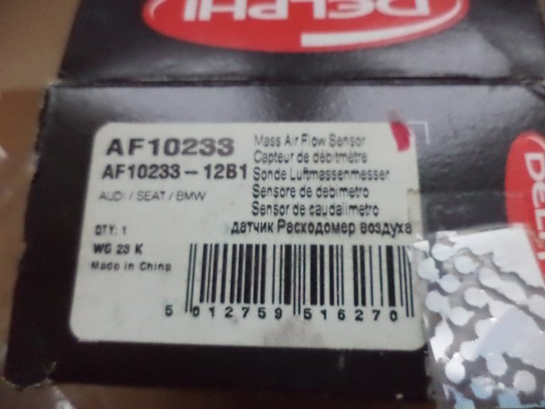 n°he341 debitmetre bmw e36 e46 e85 e60 e61 e81 e90 e87 DELPHI AF1023312B1 neuf DPA86