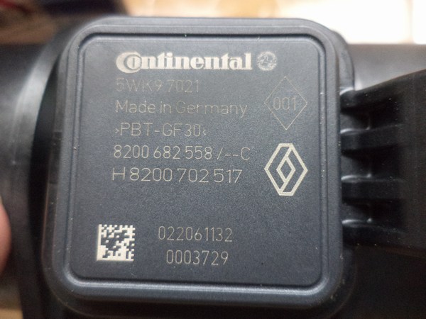 n°he345 debitmetre renault modus clio 3 twingo 2 captur duster 86360 meat doria neuf DPA86
