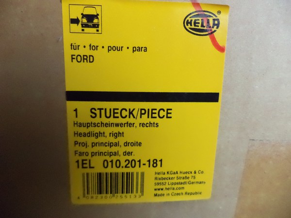 n°he364 phare droit ford focus 2 1el010201181 hella neuf DPA86