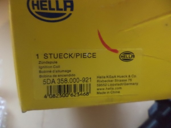 n°he372 bobine toyota corolla E110 5da358000921 hella neuve DPA86