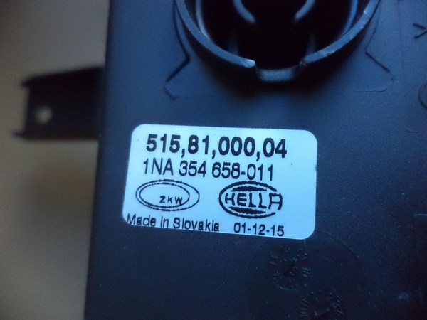 n°he376 antibrouillard gauche opel astra G 1na354658011 hella neuf DPA86