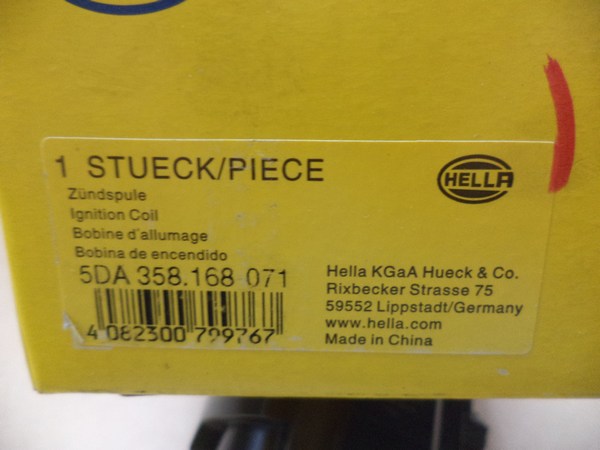 n°he392 bobine honda accord 2.0 hybrid 5da358168071 hella neuve n°he392 bobine honda accord 2.0 hybrid 5da358168071 hella neuve DPA86