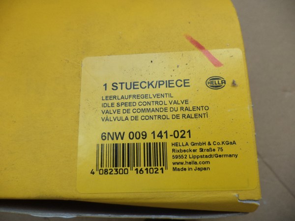 n°he402 regulateur ralenti ford escort fiesta Ka focus 6nw009141021 hella neuf DPA86
