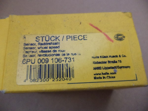 n°he404 capteur ABS volvo 850 v70 c70 s70 xc70 6pu009106731 hella neuf DPA86