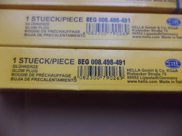 n°he413 4 bougies prechauffe hyundai santa fe ix35 kia sportage 8eg008498491 neuve DPA86
