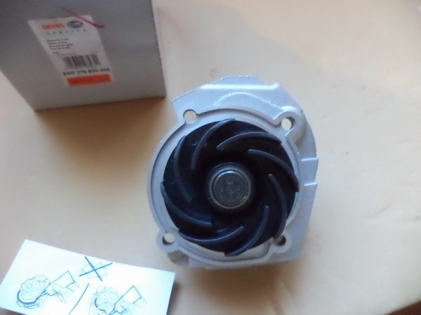 n°he427 pompe eau fiat panda punto uno seicento doblo 8mp376800304 hella neuve DPA86