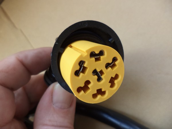 n°he434 cable feux poids lourd remorque easyconn 8ka340846290 hella neuf DPA86