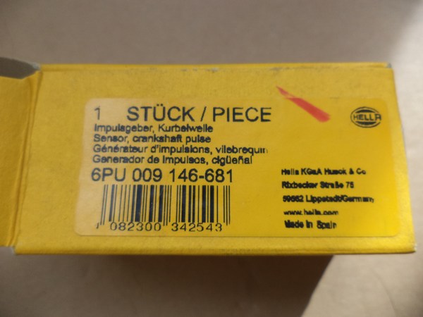 n°he447 capteur arbre cames nissan almera 2.2 dci 6pu009146681 hella neuf n°he447 capteur arbre cames nissan almera 2.2 dci 6pu009146681 hella neuf DPA86