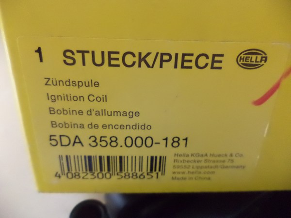 n°he448 bobine allumage VW golf 4 new beetle touran octavia 5da358000181 helle neuve DPA86