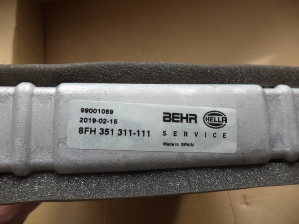 n°he449 radiateur chauffage audi a1 vw polo skoda fabia roomster 8fh351311111 hella neuf DPA86