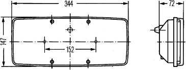n°he538 feu gauche mercedes iveco hella 2sd003167011 02264 neuf DPA86