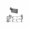 n°he541 radiateur chauffage audi a3 VW passat B3 golf 3 golf 4 corrado 8fh351311041 hella neuf DPA86