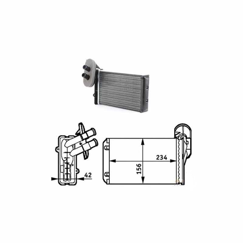 n°he541 radiateur chauffage audi a3 VW passat B3 golf 3 golf 4 corrado 8fh351311041 hella neuf DPA86