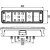 n°he562 feu droit LED poids lourd remorque 2vp340960281 hella neuf DPA86