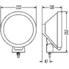 n°he585 phare longue portée rallye 3000 hella 1f8006800301 neuf DPA86