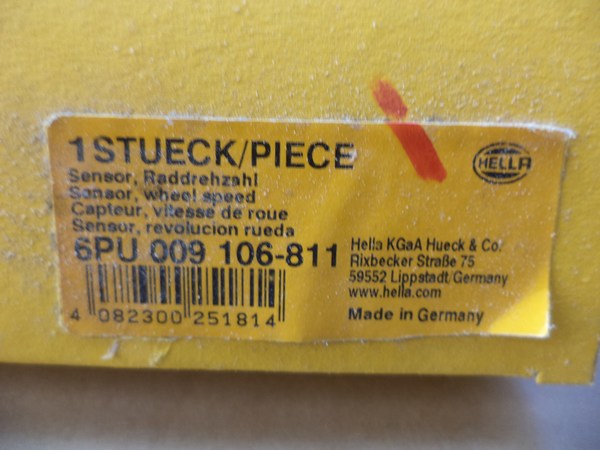 n°he468 capteur ABS arriere citroen c2 c3 peugeot 1007 6pu009106811 hella neuf n°he468 capteur ABS arriere citroen c2 c3 peugeot 1007 6pu009106811 hella neuf DPA86
