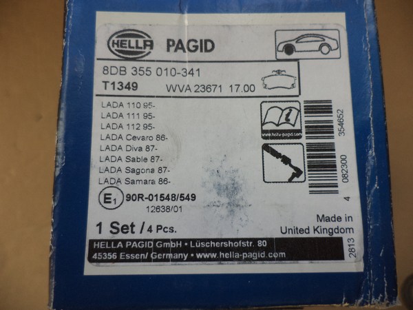 n°he471 jeu plaquette avant lada samara 110 111 112 8db355010341 hella neuve DPA86
