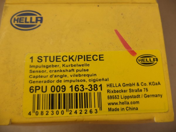 n°he480 capteur PMH bmw M3 M5 6pu009163381 hella neuf DPA86
