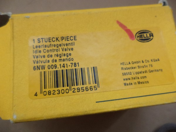 n°he491 actuateur ralenti renault scenic megane 6nw009141781 hella neuf DPA86