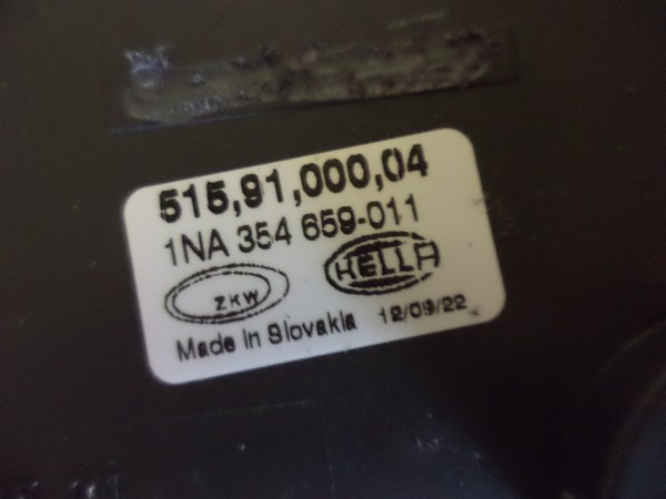 n°he508 antibrouillard gauche opel Zafira A 1na354659011 hella neuf DPA86